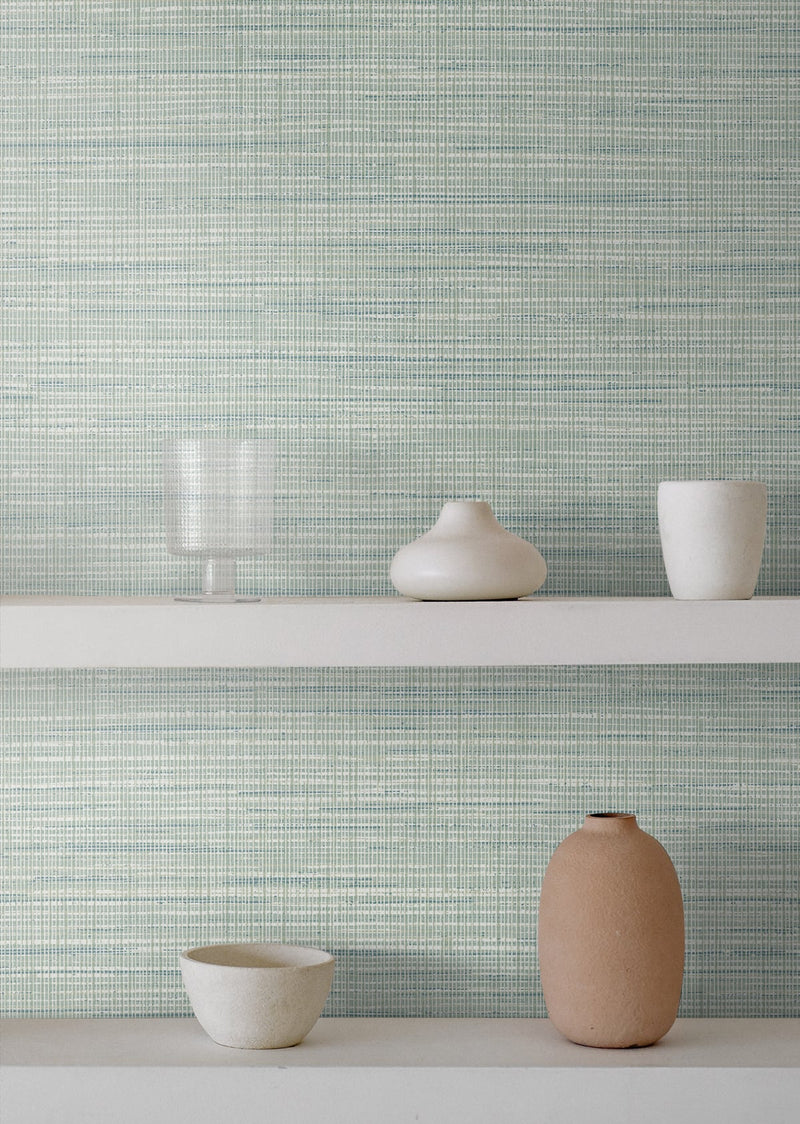 media image for Mei Calming Mint Wallpaper from the Japandi Collection by Seabrook Wallcoverings 224