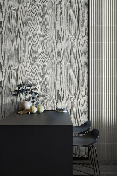 product image for Nina Salt & Pepper Wallpaper from the Japandi Collection by Seabrook Wallcoverings 72