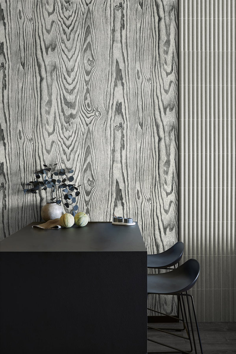 media image for Nina Salt & Pepper Wallpaper from the Japandi Collection by Seabrook Wallcoverings 292