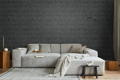 product image for Naomi Charcoal Wallpaper from the Japandi Collection by Seabrook Wallcoverings 80