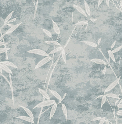 product image for Honshu Bamboo Blue Smoke Wallpaper from the Japandi Collection by Seabrook Wallcoverings 87