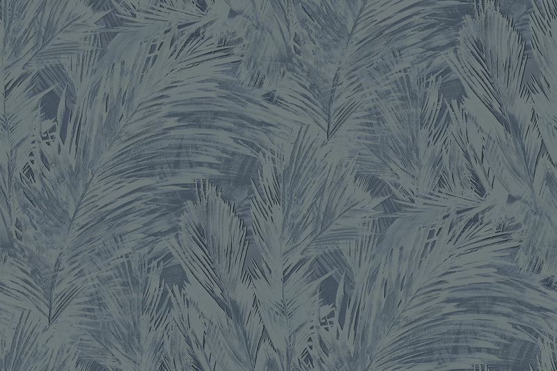 media image for Mari Navy Blue Wallpaper from the Japandi Collection by Seabrook Wallcoverings 253