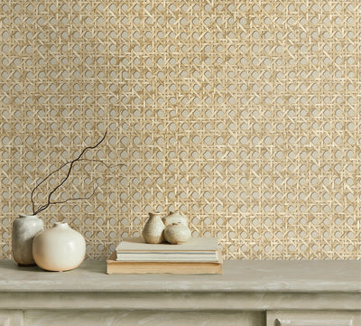 product image for Mika Hemp Wallpaper from the Japandi Collection by Seabrook Wallcoverings 59