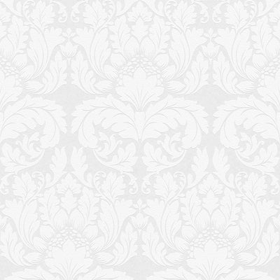 product image of Jan White Damask Paintable Wallpaper by Brewster Home Fashions 589