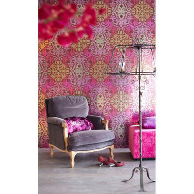 product image of Javay Magenta Abstract Suzani Wall Mural by Eijffinger for Brewster Home Fashions 587