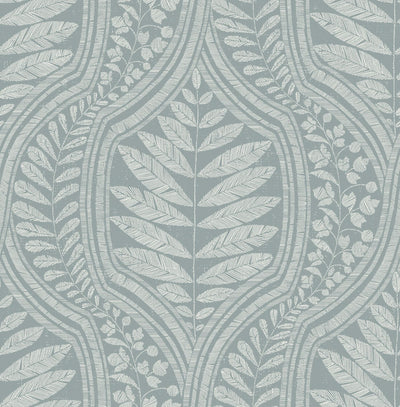 product image for Juno Ogee Wallpaper in Teal from the Scott Living Collection by Brewster Home Fashions 52