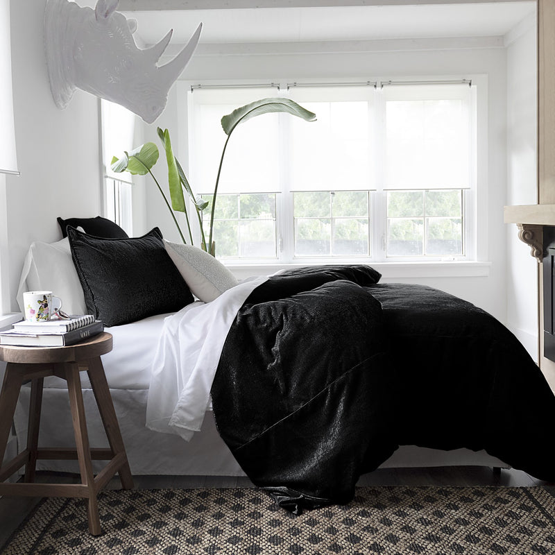 media image for Juno Velvet Black Bedding 6 276