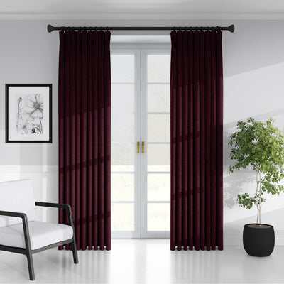 product image for Juno Velvet Bordeaux Drapery 3 27