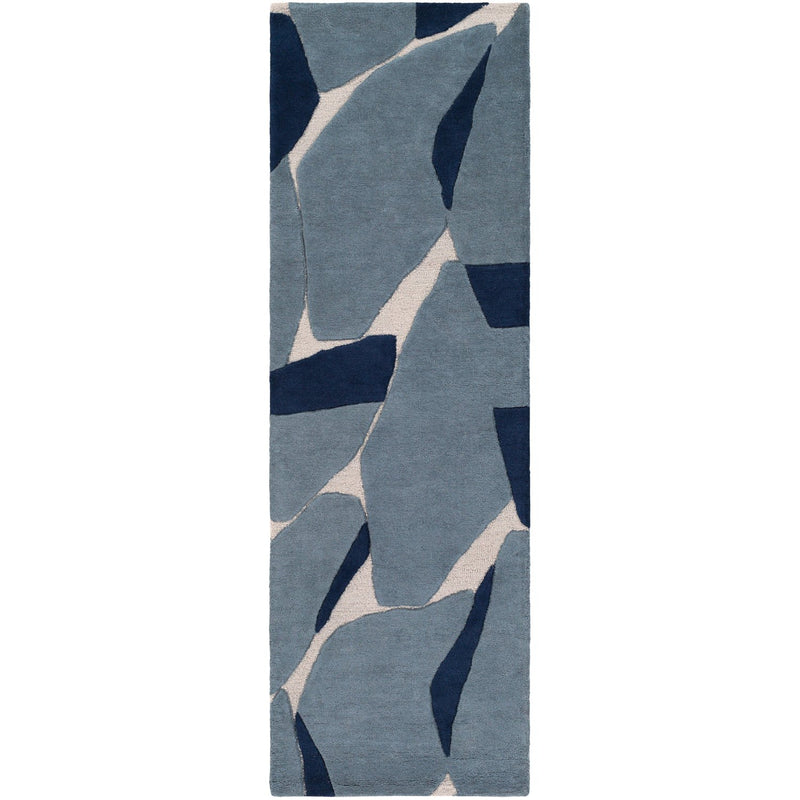 media image for Kennedy KDY-3017 Hand Tufted Rug in Dark Blue & Navy by Surya 235