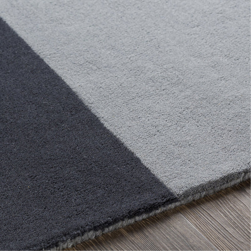 media image for Kennedy KDY-3025 Hand Tufted Rug in Charcoal & Khaki by Surya 232