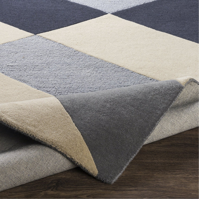 media image for Kennedy KDY-3026 Hand Tufted Rug in Charcoal & Khaki by Surya 295