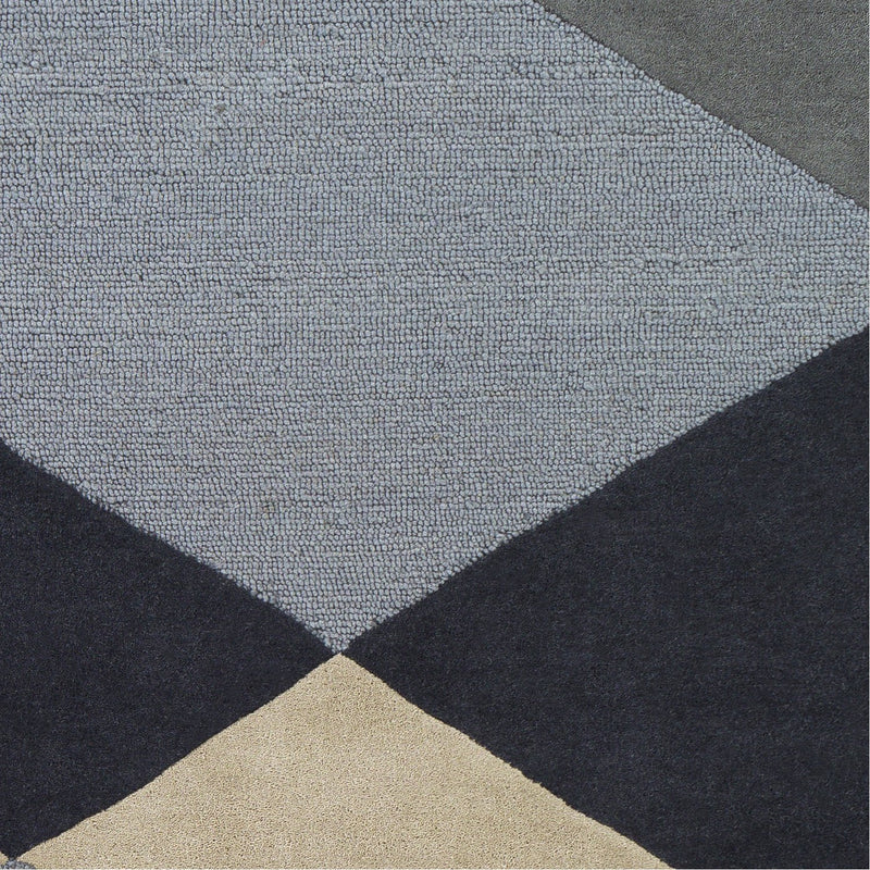 media image for Kennedy KDY-3026 Hand Tufted Rug in Charcoal & Khaki by Surya 27