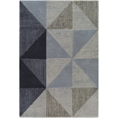 product image of Kennedy KDY-3031 Hand Tufted Rug in Navy & Charcoal by Surya 538