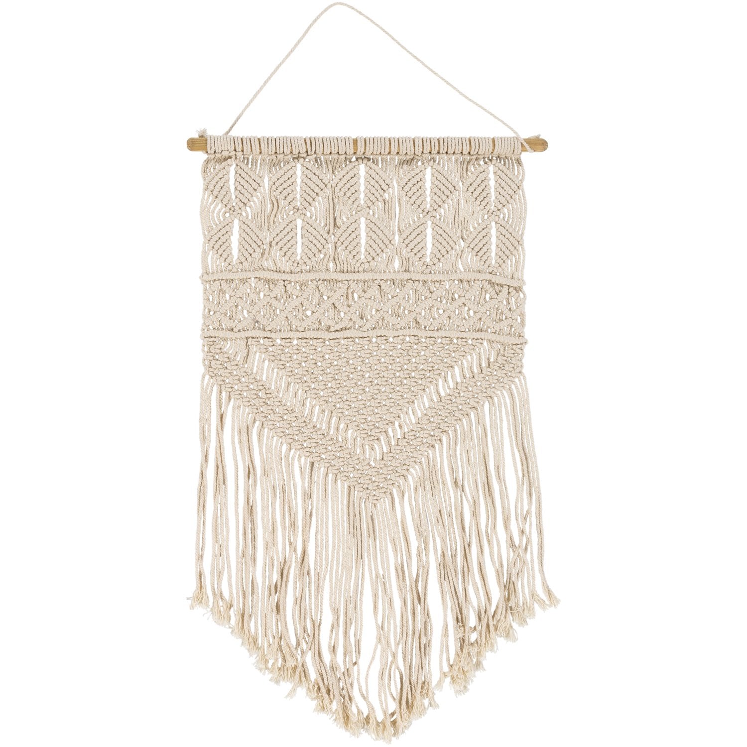 Shop Kahlo Woven Wall Hanging in Cream | Burke Decor