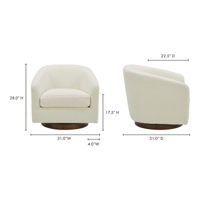 product image for oscy swivel chair vegan by bd la mhc kq 1015 24 11 83