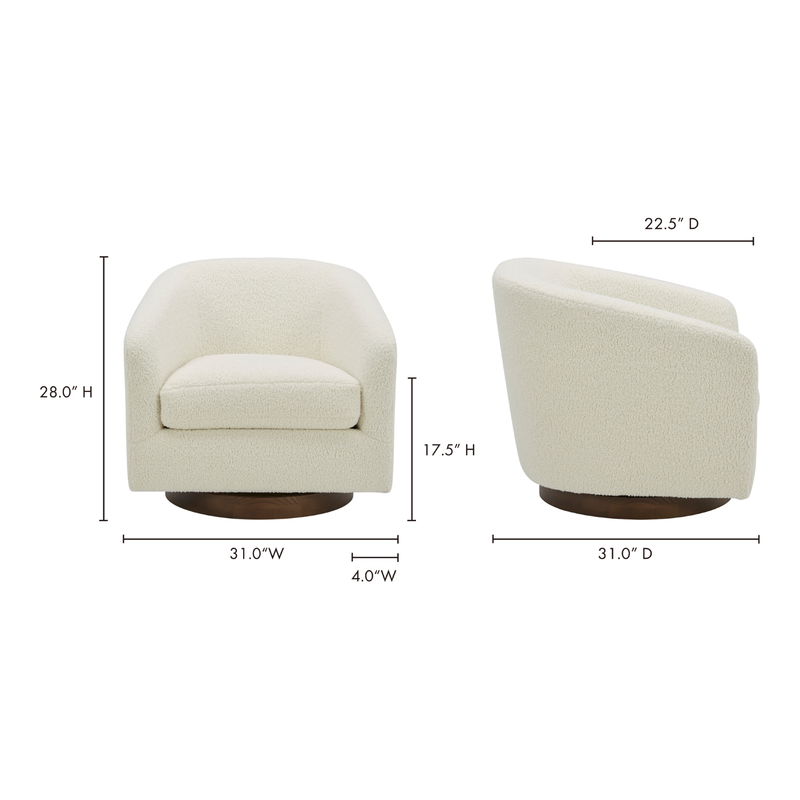 media image for oscy swivel chair vegan by bd la mhc kq 1015 24 11 210