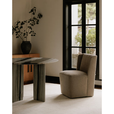 product image for Cormac Rolling Dining Chair Performance Fabric 23 44