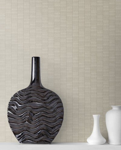 product image for deco spliced stripe wallpaper in dove from the mondrian collection by seabrook 2 6