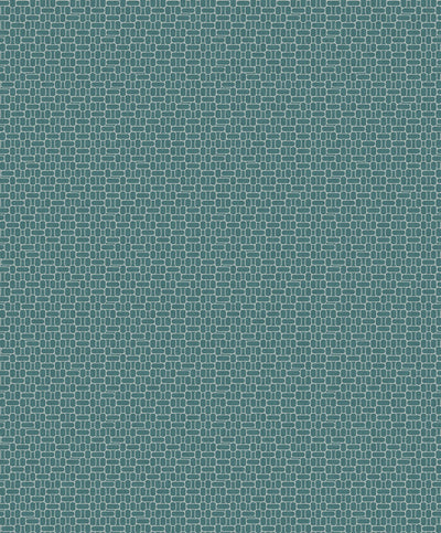 product image for Capsule Geometric Wallpaper in Perry Teal from the Mondrian Collection by Seabrook 88