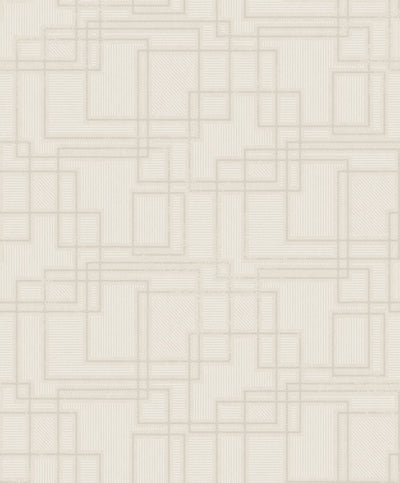 product image of Bauhaus Cityscape Wallpaper in Linen from the Mondrian Collection by Seabrook 552