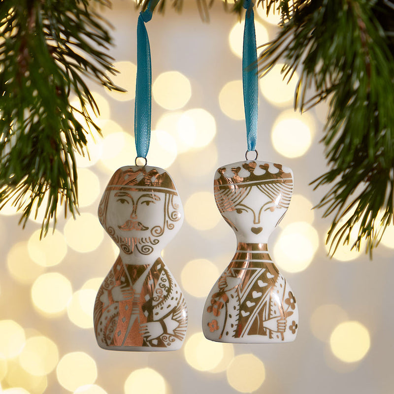 media image for King & Queen Ornament Set 258