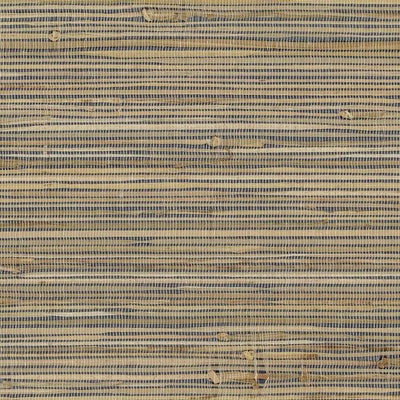 product image of Knotted Grass Wallpaper in Browns and Deep Blue from the Grasscloth II Collection by York Wallcoverings 54