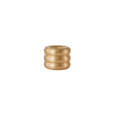 product image of savi solid brass candleholder brushed brass by oyoy l300425 1 517