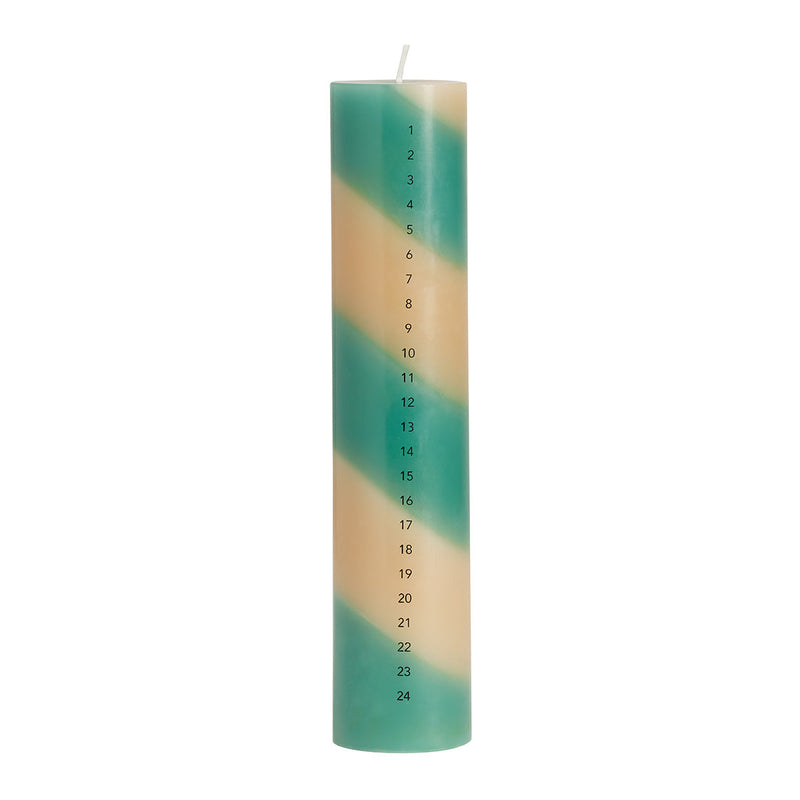 media image for Christmas Calendar Candle in Clay 1 218