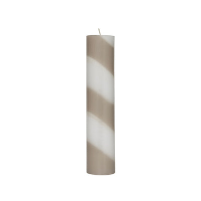 product image of Candy Candle - Large in Clay/White 1 531