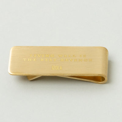 product image of brass money clip living well 1 521