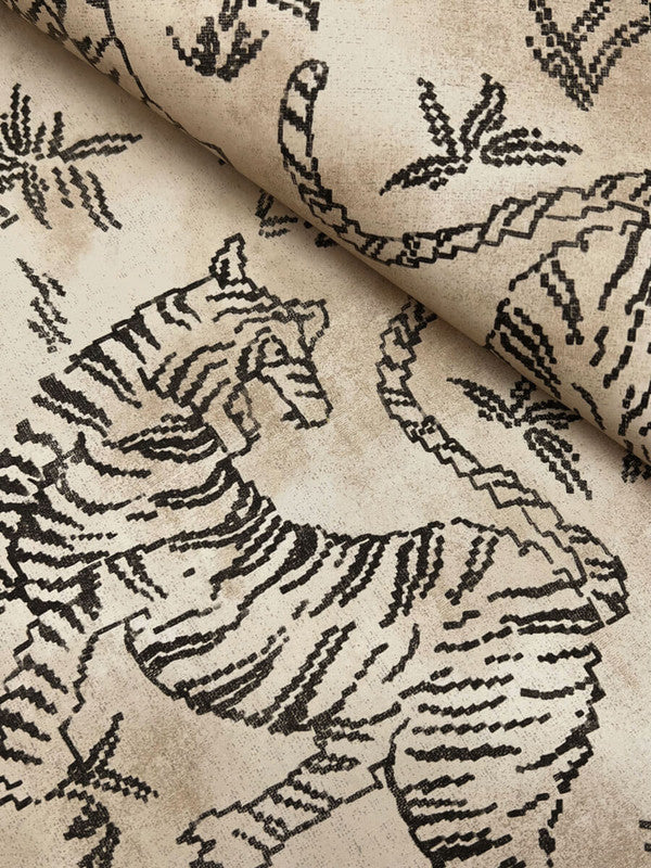 media image for Orly Tigers Wallpaper in Taupe 250