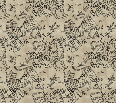 product image for Orly Tigers Wallpaper in Taupe 65