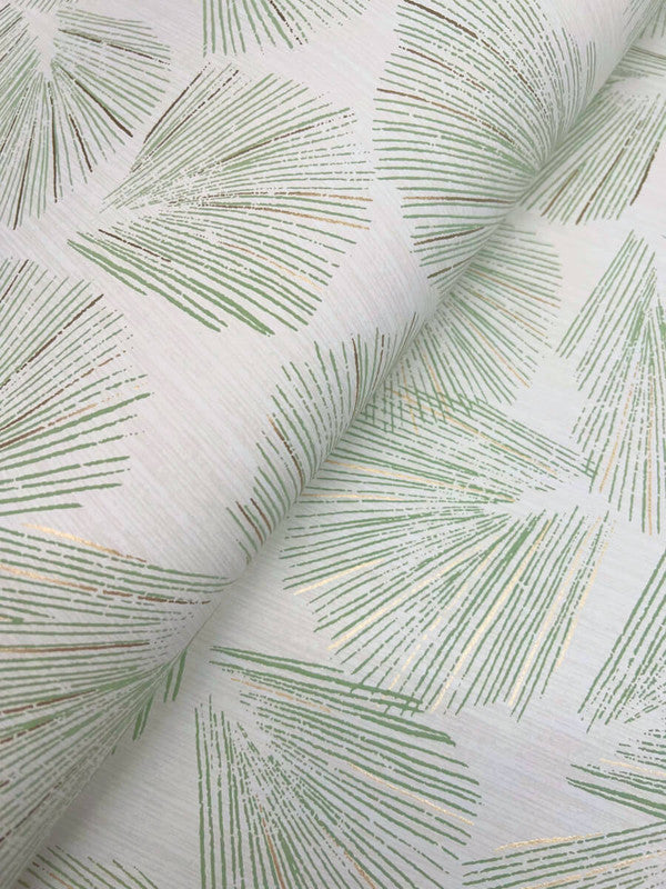 media image for Elora Leaf Wallpaper in Green 271