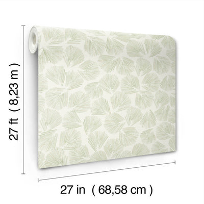 product image for Elora Leaf Wallpaper in Green 42