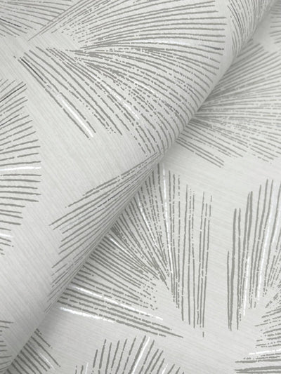 product image for Elora Leaf Wallpaper in Grey 42