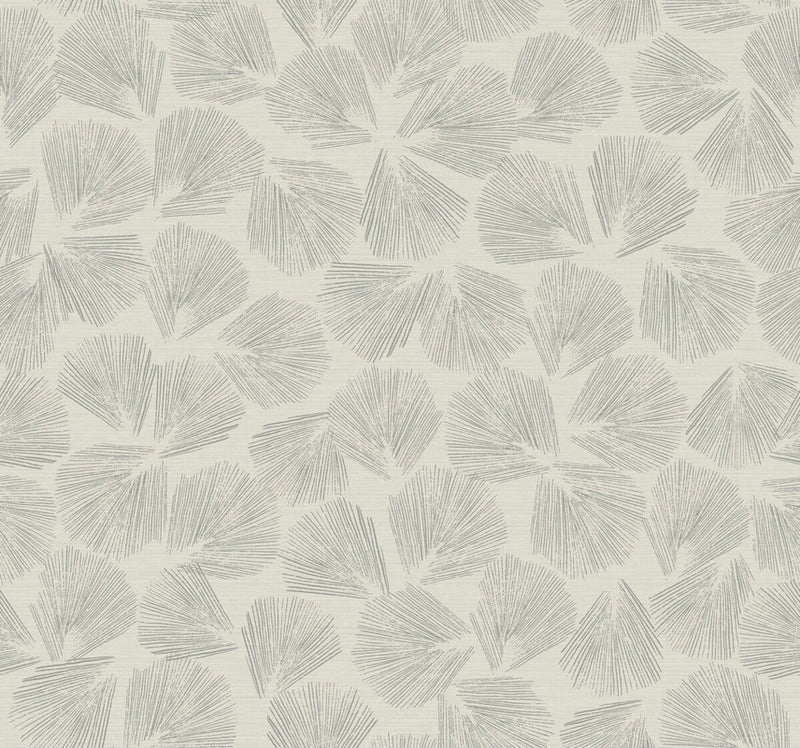 media image for Elora Leaf Wallpaper in Grey 242