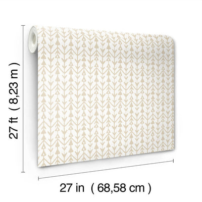 product image for Martigue Stripe Wallpaper in Ochre 67