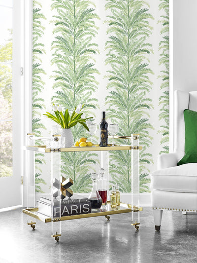 product image for Keana Palm Peel & Stick Wallpaper in Paradise Green by Lillian August for NextWall 78