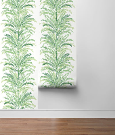 product image for Keana Palm Peel & Stick Wallpaper in Paradise Green by Lillian August for NextWall 79