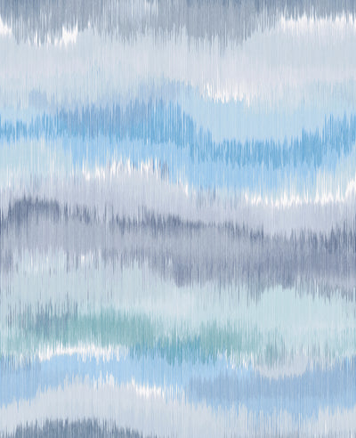 product image of Ikat Waves Wallpaper in Lakeside by Lillian August 581