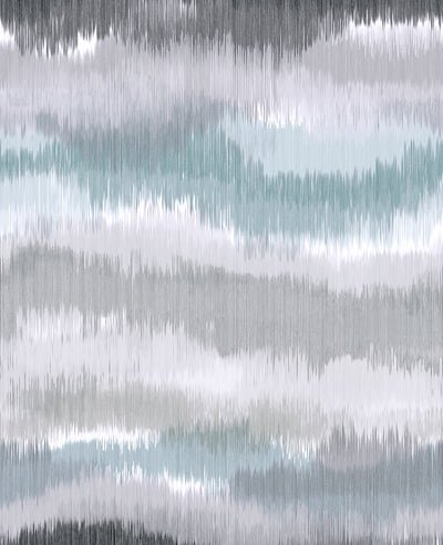 product image of Ikat Waves Wallpaper in Morning Fog by Lillian August 532