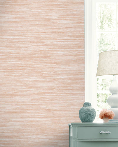 product image for Tiger Island Faux Sisal Wallpaper in Blush 78