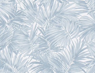 product image for Cordelia Tossed Palms Wallpaper in Blue Shale 79