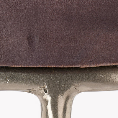 product image for Henry Round Leather Bar Stool 4 99