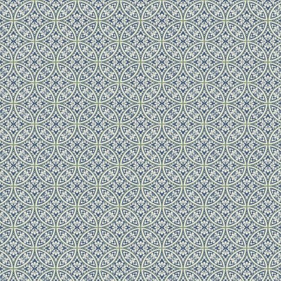 product image of Lacey Circle Geo Wallpaper in Navy from the Silhouettes Collection by York Wallcoverings 516