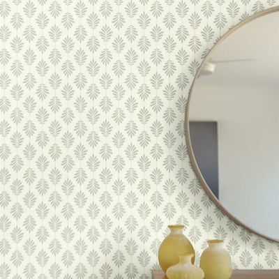 product image for Leaflet Wallpaper in Taupe from the Silhouettes Collection by York Wallcoverings 31