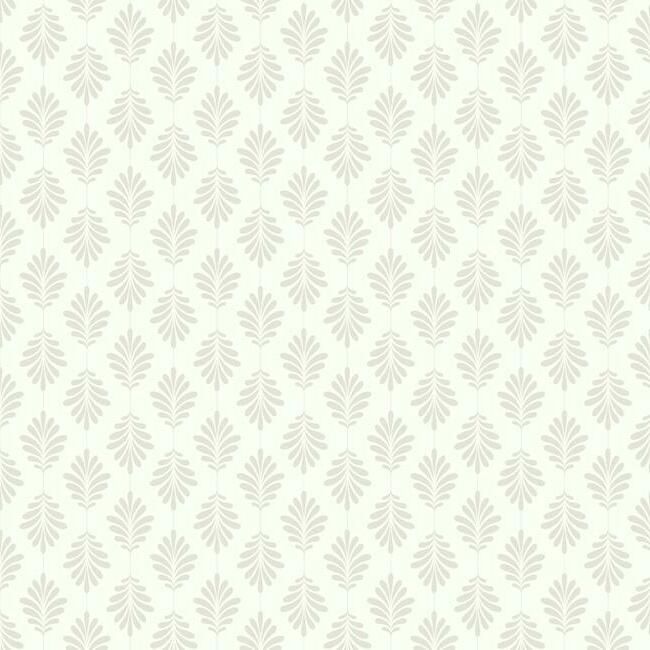 media image for Leaflet Wallpaper in Taupe from the Silhouettes Collection by York Wallcoverings 232