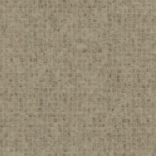 media image for Leather Lux Wallpaper in Beige from the Traveler Collection by Ronald Redding 283