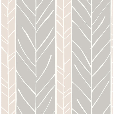 product image for Lottie Stripe Wallpaper in Rose from the Bluebell Collection by Brewster Home Fashions 63