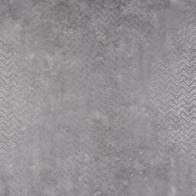 product image of Luna Distressed Chevron Wallpaper in Pewter from the Polished Collection by Brewster Home Fashions 510